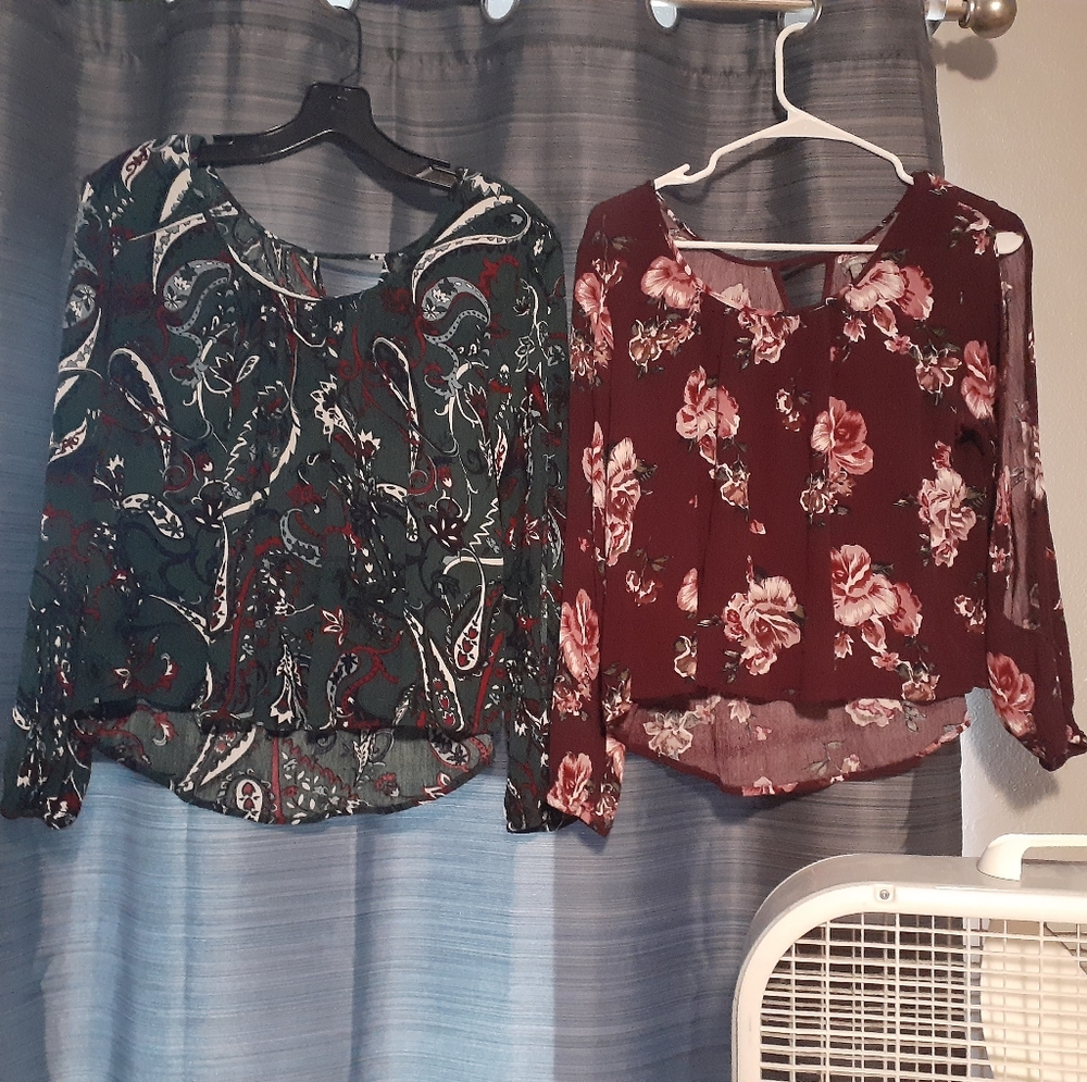 2 FOR 1 Charlotte Russe Cutout Crop Tops